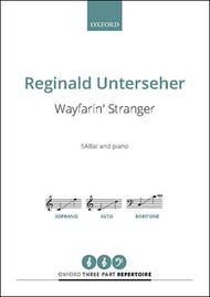 Wayfarin' Stranger SAB choral sheet music cover